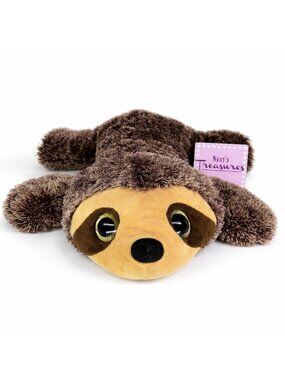MTY International GLITTER EYE SLOTH 24" Big Brown Cuddle Wildlife Animal Plush